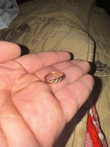 парные браслеты с вибрацией: Кольцо, Обручальное, Проба 585, Унисекс, Без вставки — 8