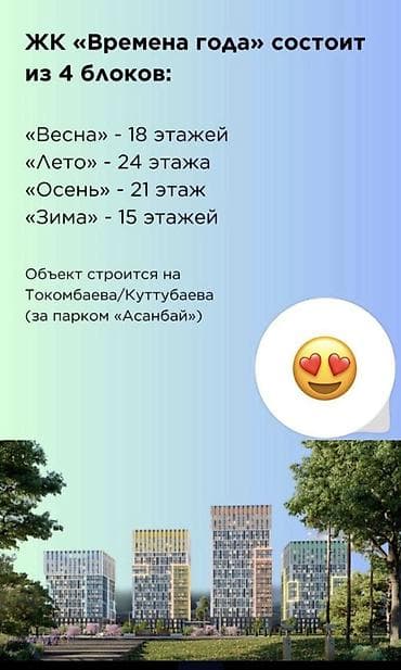 квартира студио: 3 комнаты, 74 м², Элитка, 14 этаж, Готовая ПСО (под самоотделку) — 4