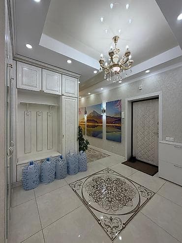 дом мкр джал: 4 комнаты, С мебелью полностью — 4