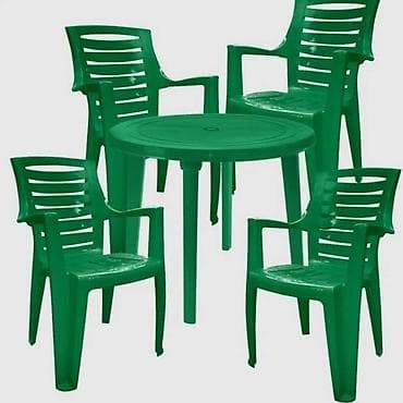 coffee table: Комплект садовой мебели, Пластик — 3