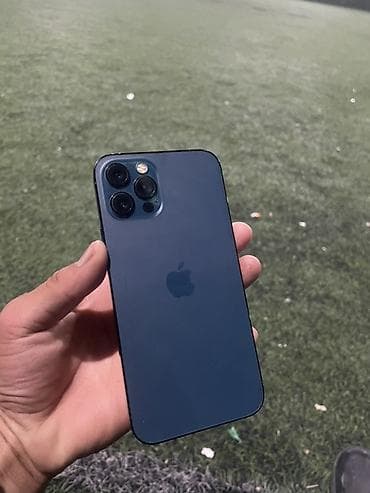 IPhone 12 Pro, 128 ГБ, Pacific Blue, Зарядное устройство, Защитное стекло, Чехол, 81 %