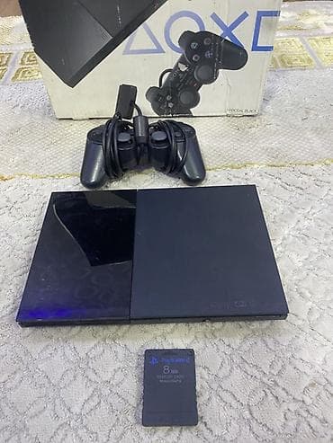 nintendo controller: Игровая приставка Sony PlayStation 2 Slim (PS2) в комплекте. Состав — 3