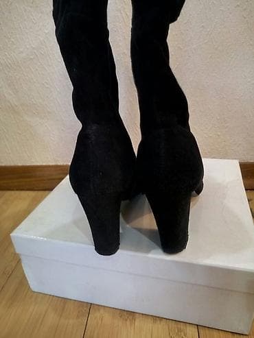 Ботинки и ботильоны: Сапоги, 39, Soludos, Б/у, цвет - Синий, Самовывоз — 3