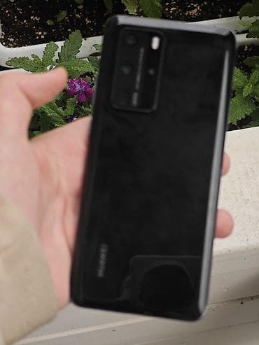 себе: Huawei P40 Pro, Б/у, 128 ГБ, цвет - Черный, 1 SIM — 4