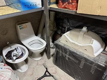 Унитаз Напольный, Материал: Керамика at lalafo.kg Унитаз Напольный, Материал: Керамика