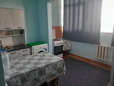 8: 1 комната, Аламединский рынок / базар Семейным, от 1 года, С мебелью полностью — 6