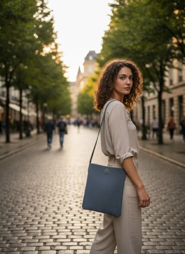 кошелек на пояс женский: - Материал: мягкая матовая экокожа/замша на ощупь с гладкими ремешками — 1