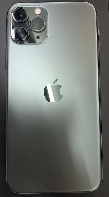 IPhone 11 Pro, Б/у, 256 ГБ, Зеленый, Чехол, 100 %