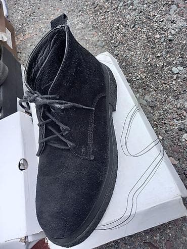 mk сумки: Продаю ботинки замшевые размер 38 цена 750 сом ботинки чёрные — 3