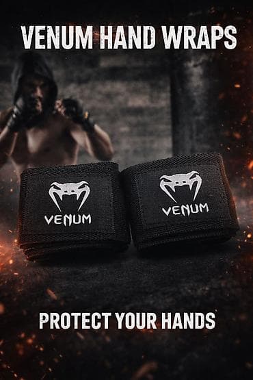 Перчатки: Бинты для рук Venum - Назначение: защита кистей и запястий при боксе — 1