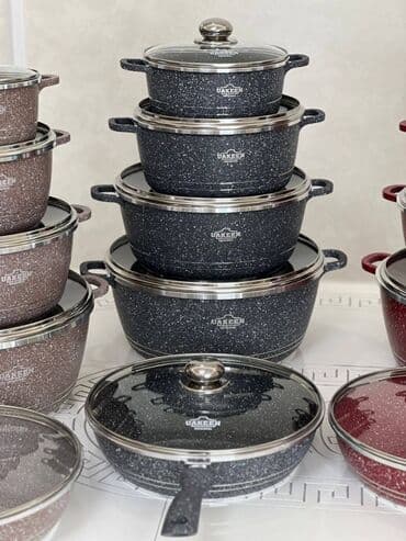 набор кухонных ножей: Набор 5 в1 !Казан-кастрюли антипригарные по складским ценам! Немецкий — 3