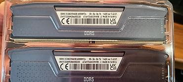 Оперативдик эс-тутум (RAM): Оперативдик эс-тутум, Колдонулган, Corsair, 32 ГБ, DDR5, 6000 МГц, ПК үчүн — 3