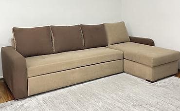 Угловые диваны: Угловой диван, C подушками — 3