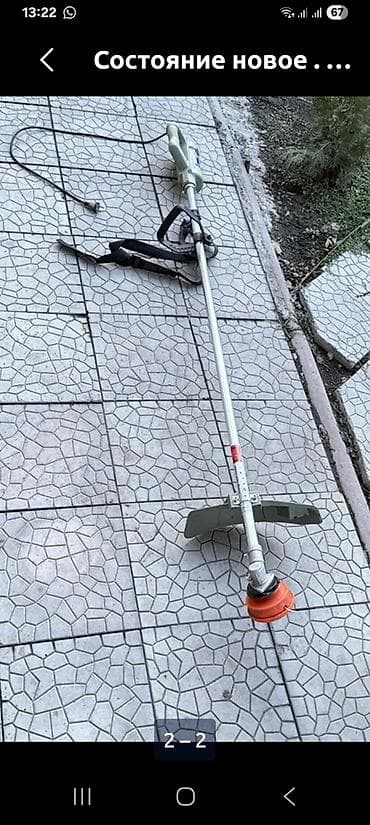 Электрический триммер/мотокоса для травы. - Питание от сети 220 В