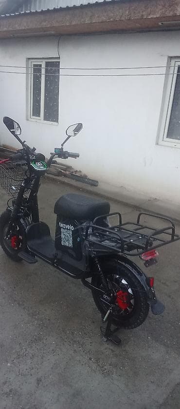 скутер электро: Электроскутер/электромопед с грузовой платформой 160 км журот — 2