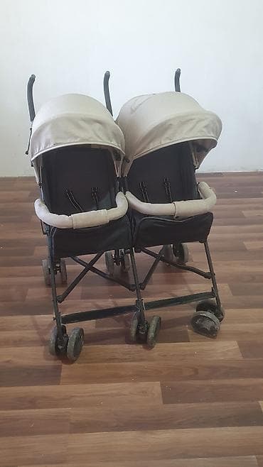 коляска бушный: Коляска, Другой бренд, цвет - Серебристый, Б/у — 5