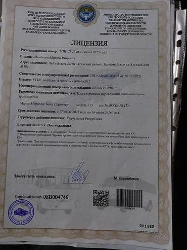 s 63: Пассажирские перевозки на микроавтобусе Mercedes-Benz Sprinter - — 2