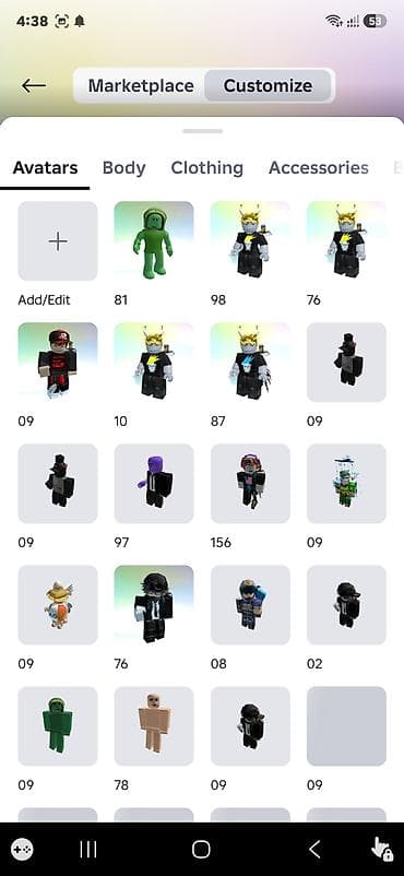 эски кийимдер: Аккаунт из игры Roblox прркачаный прокачен вможества игр Аккаунту — 2
