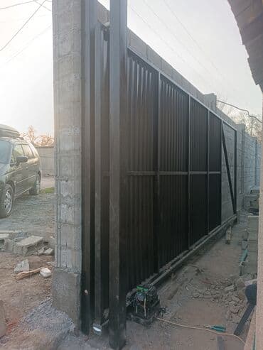 откатные варота: Откатные ворота с калиткой и автоматикой - Тип: откатные ворота на — 6