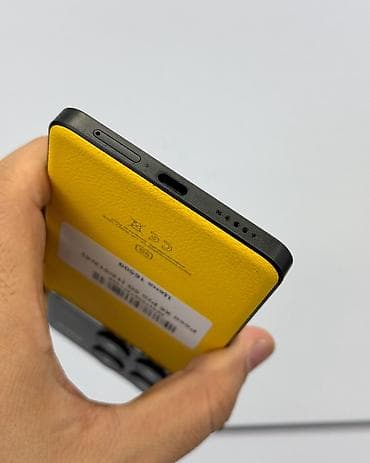Уюлдук телефондор жана аксессуарлар: Poco X6 Pro 5G, Колдонулган, 512 ГБ, түсү - Сары, Бөлүп төлөө менен, 2 SIM — 4
