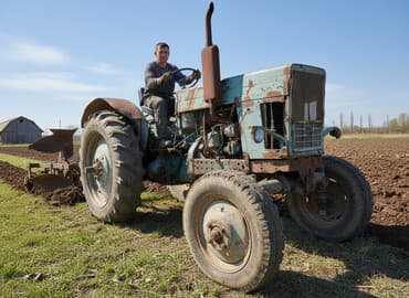 Тракторы YTO (ЮТО): Модель 82, Б/у, 1990 г. — 1