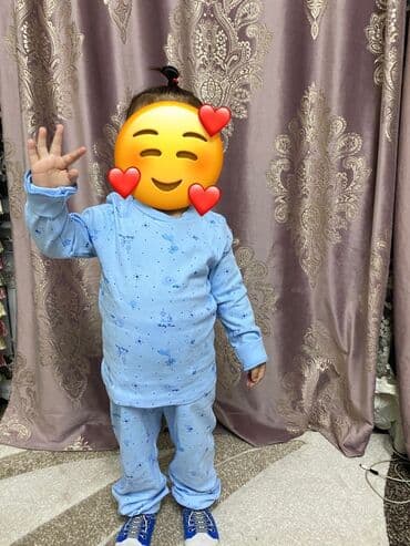 спортивный костюм 8: Комплект, түсү - Көк — 2