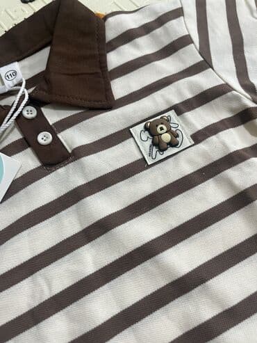 одежда для мальчика: Комплект, цвет - Коричневый, Новый — 2
