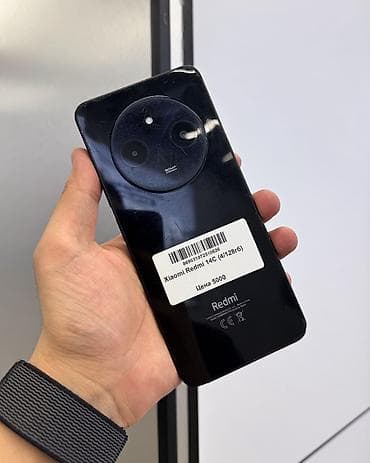 самова: Redmi, Redmi 14C, Б/у, 128 ГБ, цвет - Черный, В рассрочку, 2 SIM — 1
