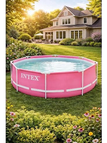 Надувные матрасы: Каркасный бассейн Intex 28290 для всей семьи 💦 ☀️ Отличный отдых — 5