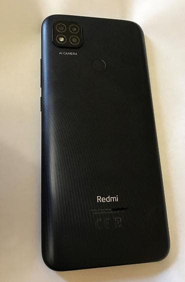 Redmi, Redmi 9C, 64 ГБ, цвет - Черный, 2 SIM — 1