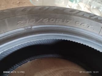 шины гофорум: Шиналар 215 / 60 / R 17, Кыш, Колдонулган, Жуп, Жеңил унаалар, Кытай, Goform — 3