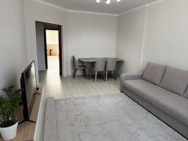 долгосрочная квартира в бишкеке: 2 комнаты, 73 м², Элитка, 6 этаж, Евроремонт — 9