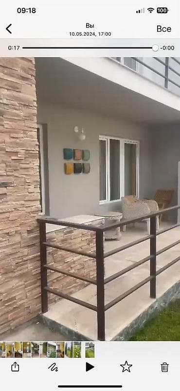 кваитира аренда ош: 2 комнаты, 43 м², Элитка, 1 этаж, Евроремонт — 7