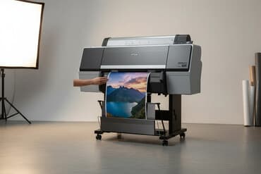 цветной принтер a3: Струйный плоттер Epson 8+1 цветов. SureColor SC-P6000 STD. б/у — 2
