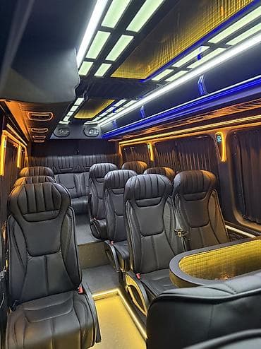 Авто кызматтары: Mercedes‑Benz Sprinter — VIP‑микроавтобус с премиальной отделкой — 4