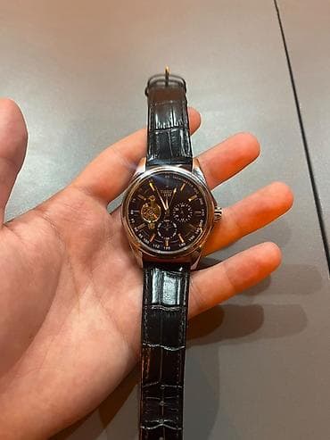 Аксессуары: Часы Tissot с автоподзаводом, классический стиль - Корпус из — 3