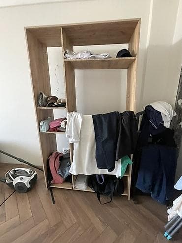 small table: Шифоньер, шкаф для одежды, Прямой, ЛДСП — 3