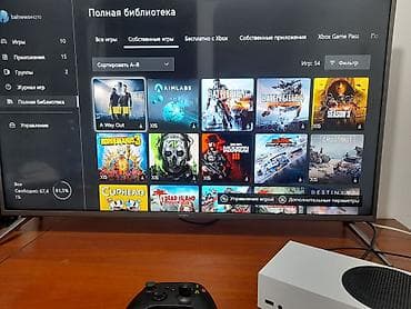 х box: XBOX SERIES S 12/512,в комплекте топовые игры и два джойстика — 8