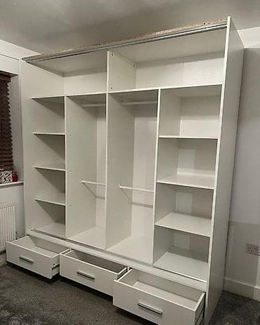 гардеробные шкафы: Шифоньер, шкаф для одежды, Прямой, ЛДСП — 4