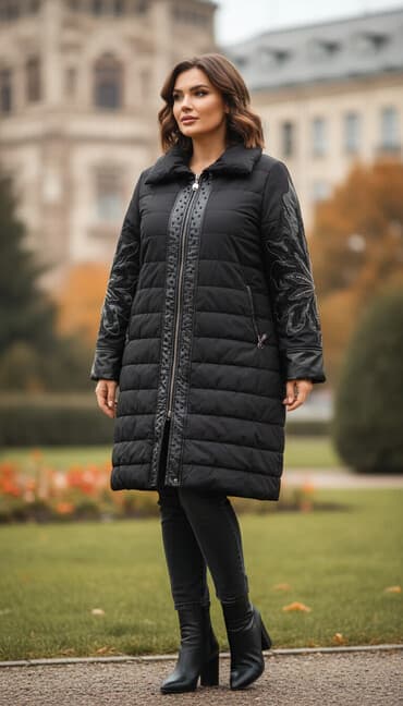 купить качественную мужскую зимнюю куртку: Пуховик, Длинная модель, 7XL — 1