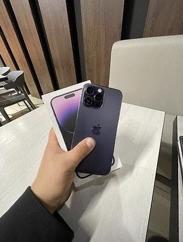 p 50 pro: IPhone 14 Pro Max, Б/у, Deep Purple, Коробка — 1