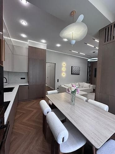 3 комнаты, 75 м², Асанбай мкр Элитка, 1 этаж, Евроремонт — 1