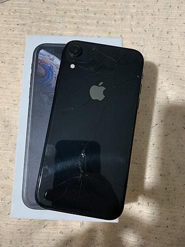 продам волос: IPhone Xr, Б/у, 64 ГБ, Черный, Коробка, 74 % — 1