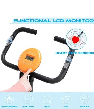 купить домашний тренажер велосипед: CITYSPORTS Складной велотренажер Складной домашний велосипед со — 6