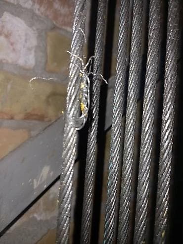 тросс канализационный: Металлическая проволока, Сталь, Диаметр: 8 мм, Другое назначение, Оцинкованная, Оптом, Б/у, Антикоррозийная обработка — 3