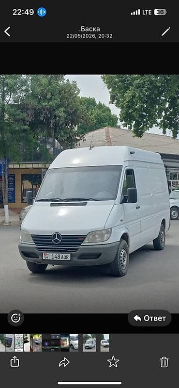 fit shuttle: Mercedes-Benz Спринтер: 2002 г., Механика, Дизель, Фургон — 2
