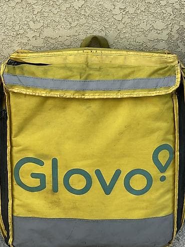 Сумки: Терморюкзак курьера Glovo - Профессиональный изотермический рюкзак — 1