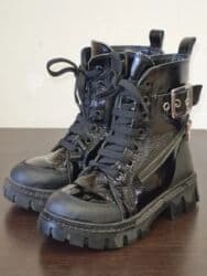 ортопедическая обувь детская: Ботинки для девочек ThiMotti б/у. Размер 33. Лакированная натуральная — 3