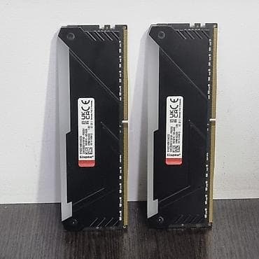 hard disk: Оперативная память, Новый, Kingston Fury, 32 ГБ, DDR4, 3200 МГц, Для ПК — 3