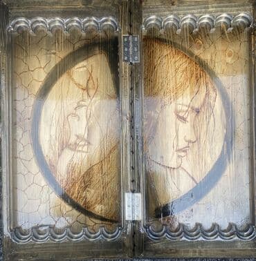 Велоаксессуары: Резной деревянный набор 2-в-1: шахматы и нарды - Материал: массив — 1